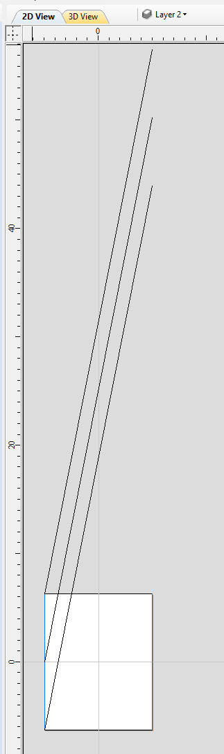 Three line vectors used for creating the strip